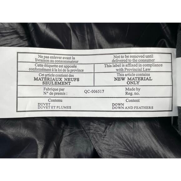 SAM. Ellie Down Jacket Caviar Black Puffer Bomber Shearling Outdoors Coat XS - Picture 16 of 16